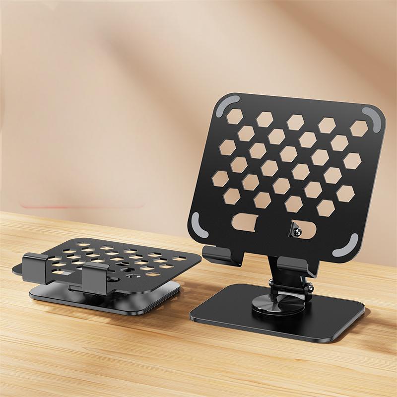 360° Rotating All-Metal Tablet Stand — Ergonomic Desk Setup
