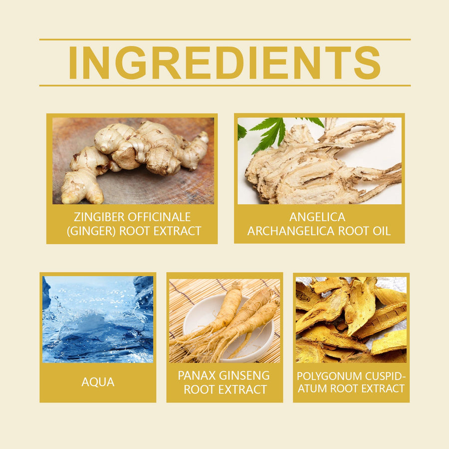 Ginger Scalp Serum Spray for Fuller-Looking Hair Care