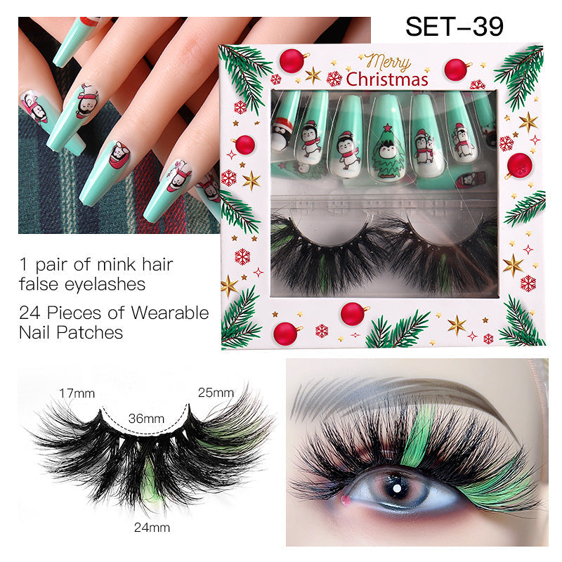 Christmas Nail and Lash Kit for Effortless Festive Glam