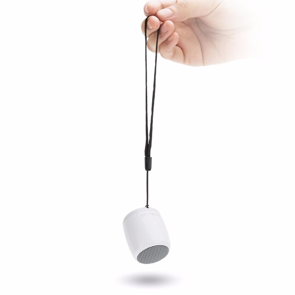 Mini Bluetooth Speaker with Selfie Remote — Pocket-Sized