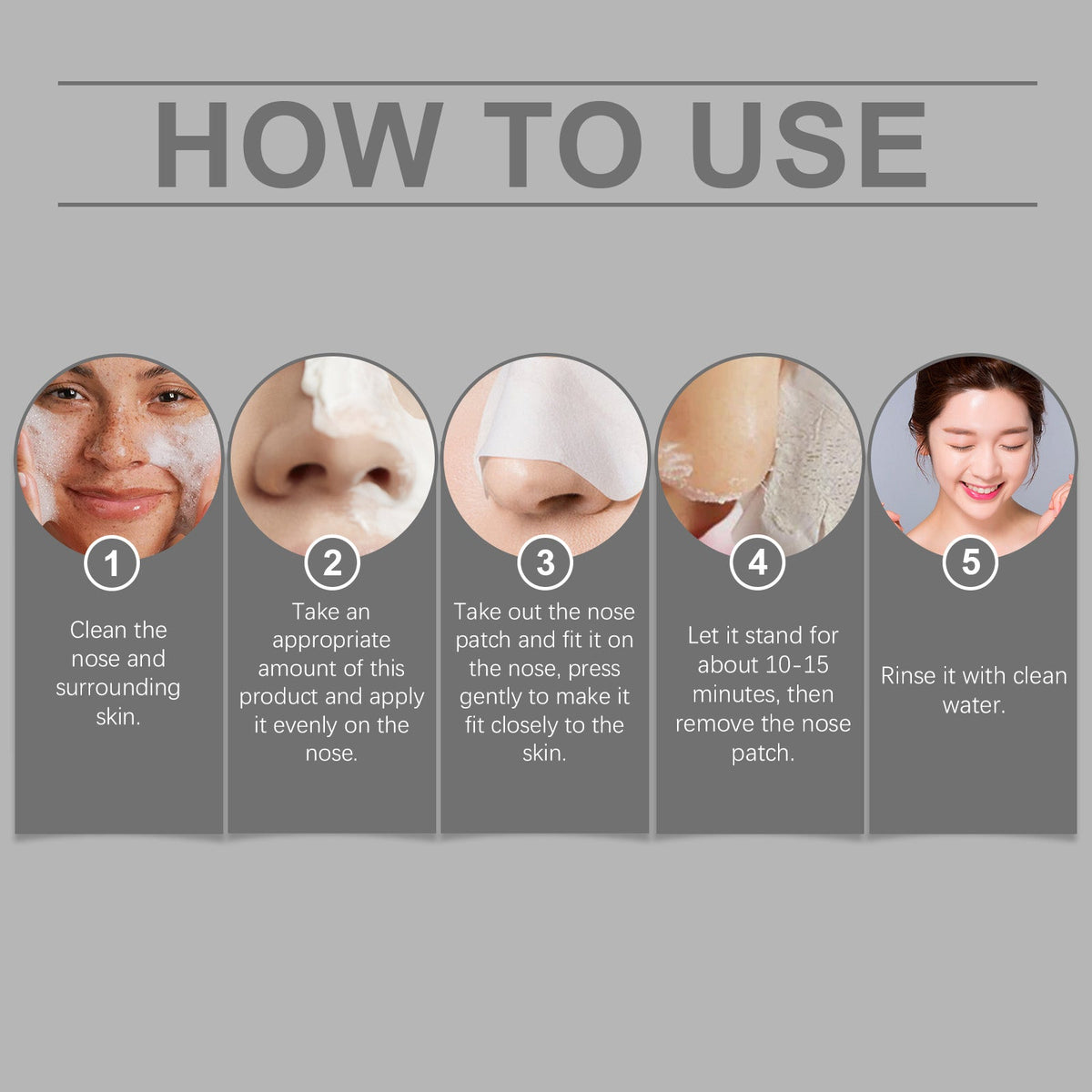 Blackhead Nose Mask Cream — Gentle Pore Cleansing