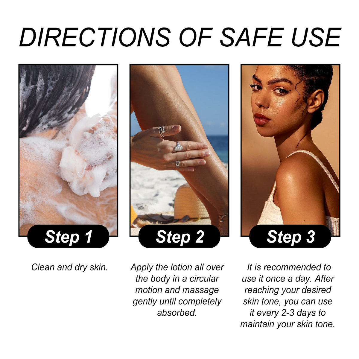 OceAura Dark Tanning Lotion With Color-Correcting Formula