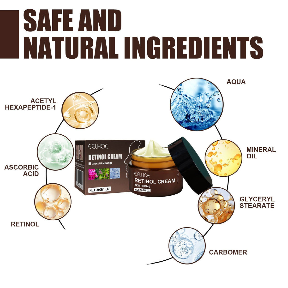 Retinol Cream for Fine Lines & Sagging Skin Firmness