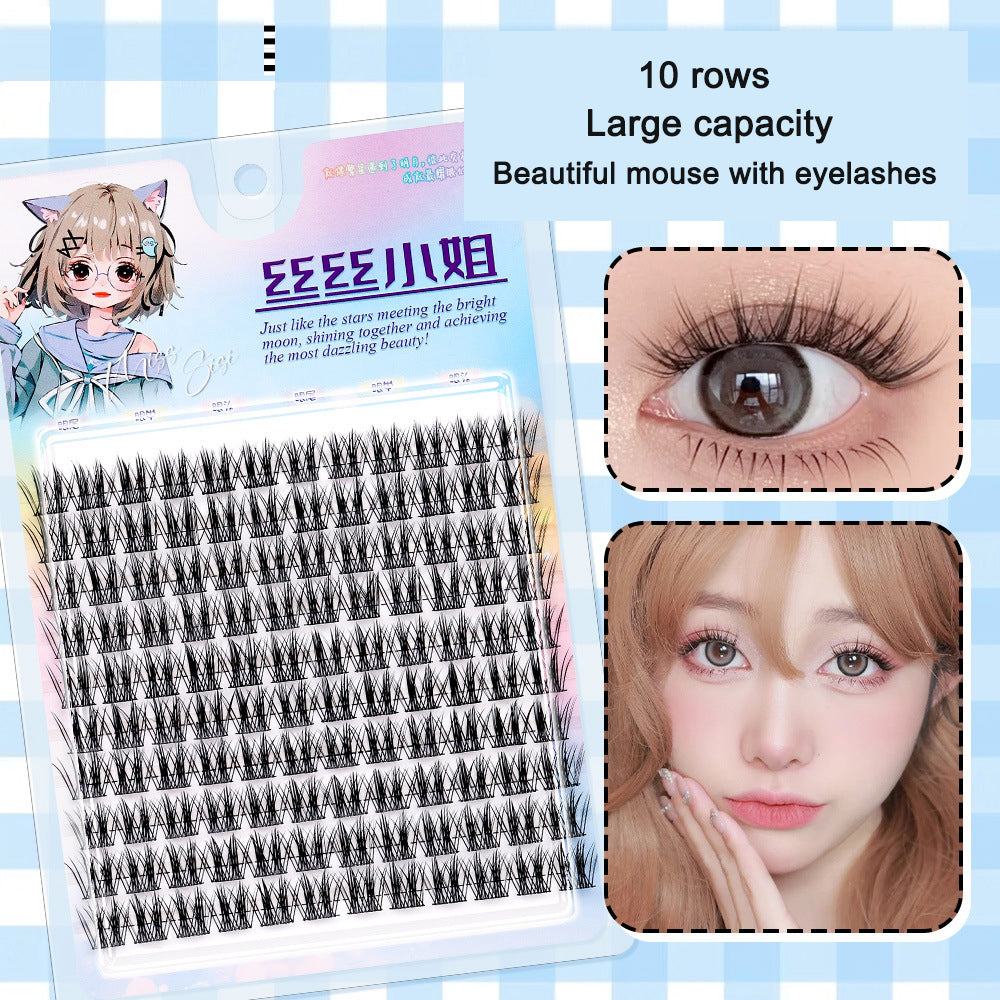 Segmented False Eyelashes for Custom Natural Volume