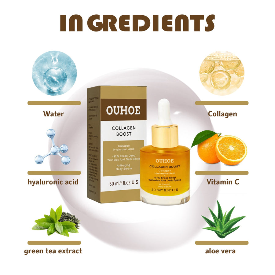 Collagen Facial Essence Serum for Firming & Fine Lines