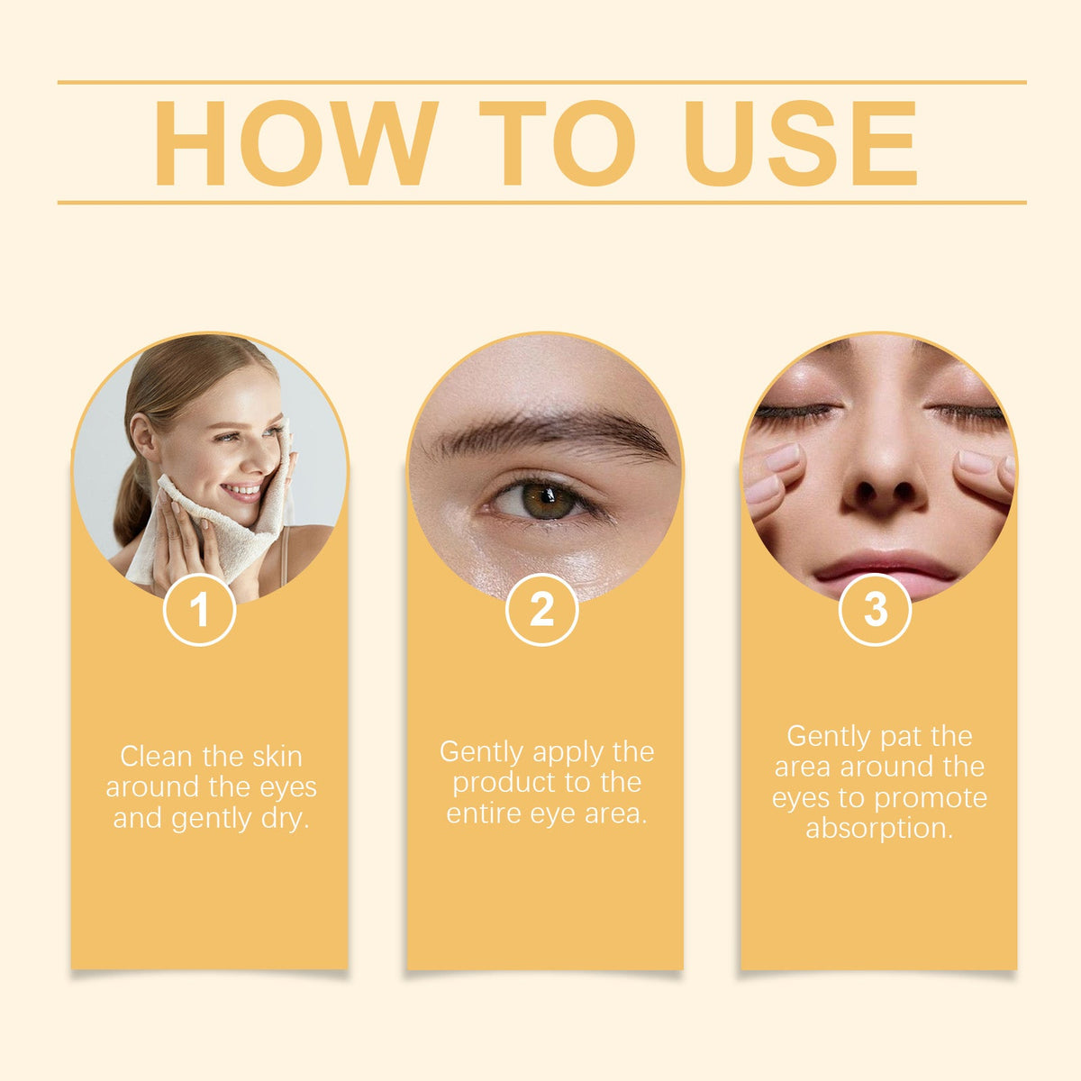 Vitamin C Eye Cream Stick for Dark Circles & Fine Lines