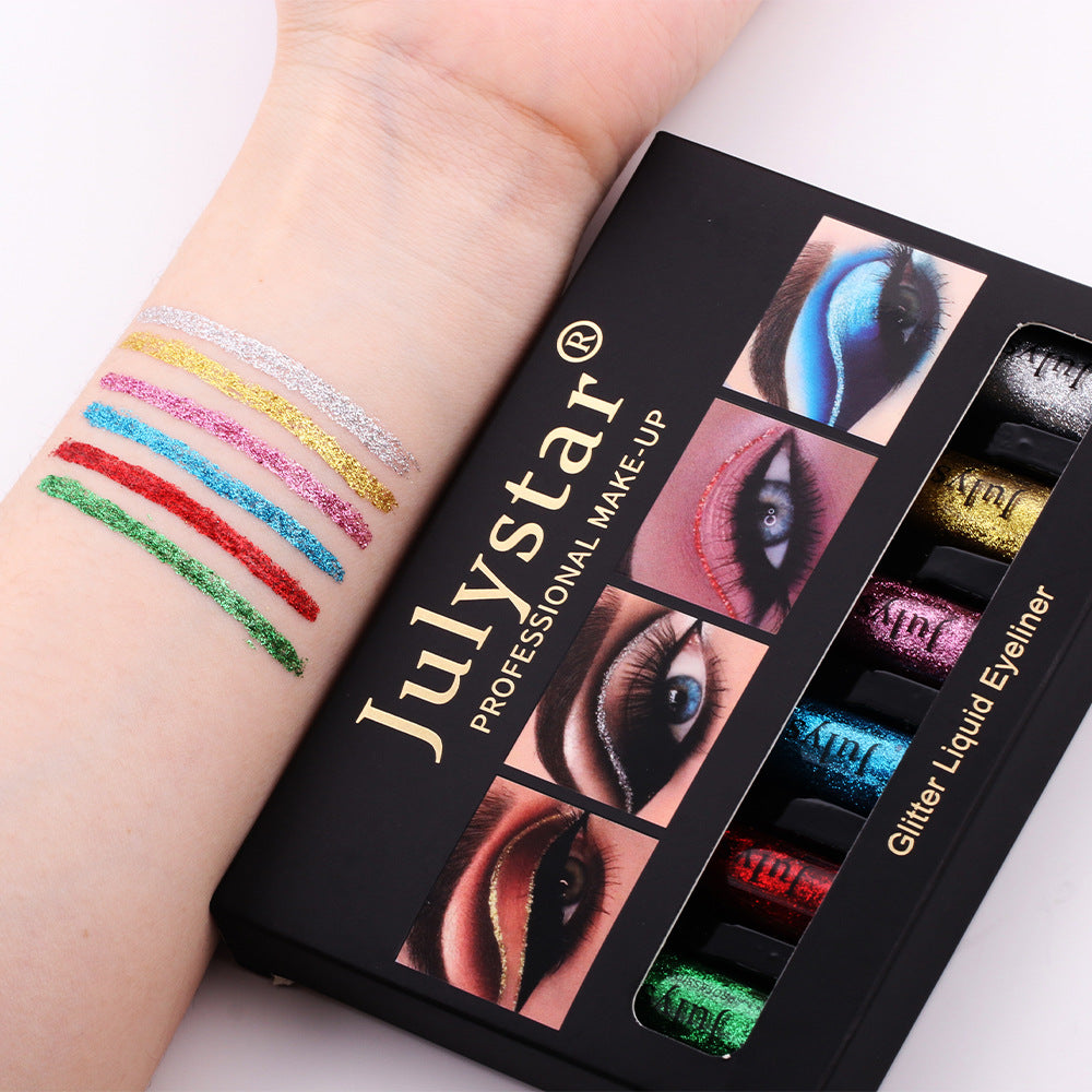 Glitter Liquid Eyeliner Set for Colorful Eye Looks
