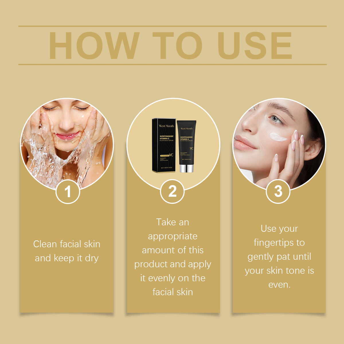Nicotinamide Vitamin C Face Cream for Brighter, Even Tone