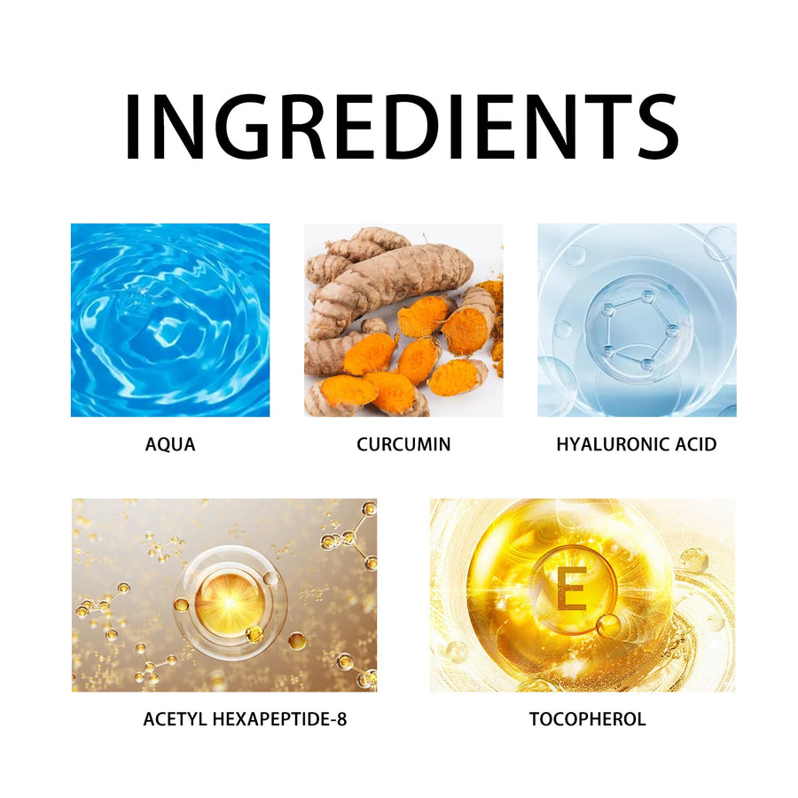 Curcumin Serum for Wrinkles, Dark Spots & Dull Skin