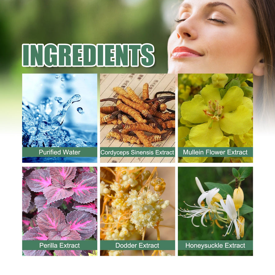 Lung Cleansing Drops — Organic Cordyceps for Respiratory