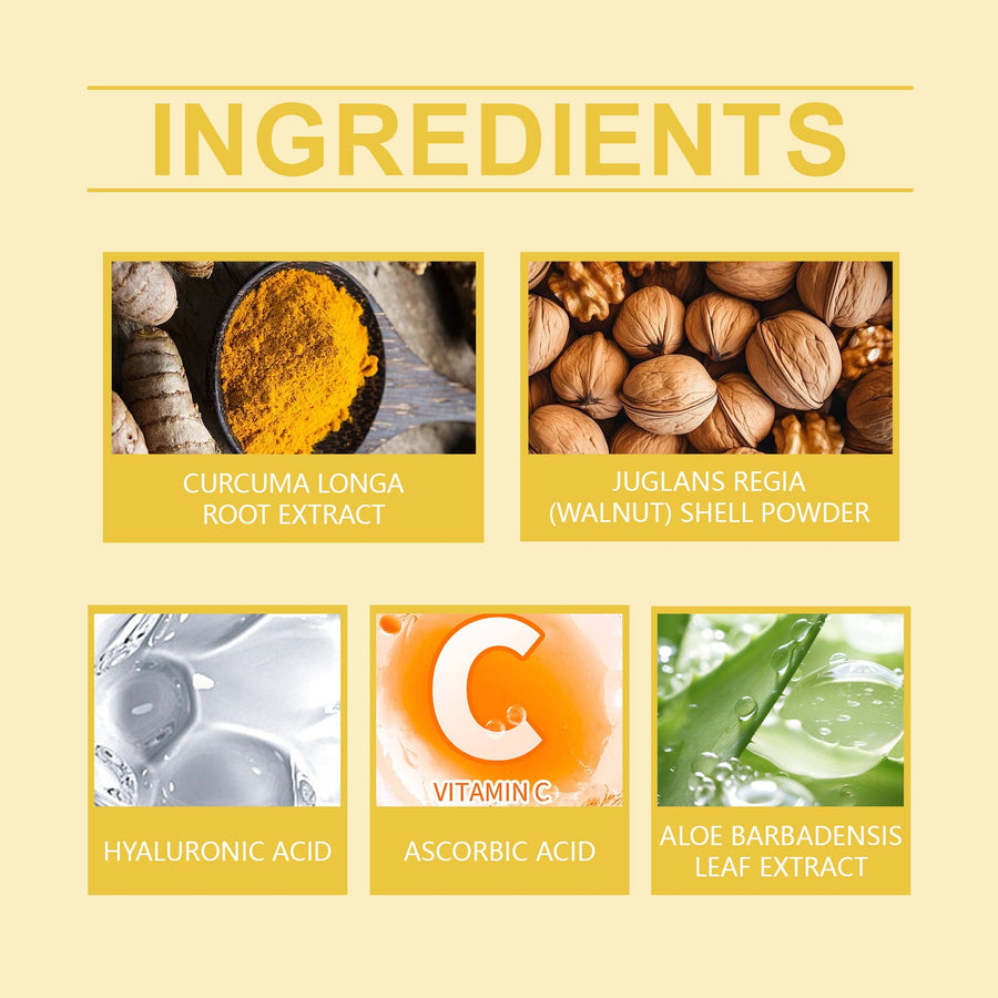 Turmeric Facial Scrub - Gentle Exfoliating Brightening Cream
