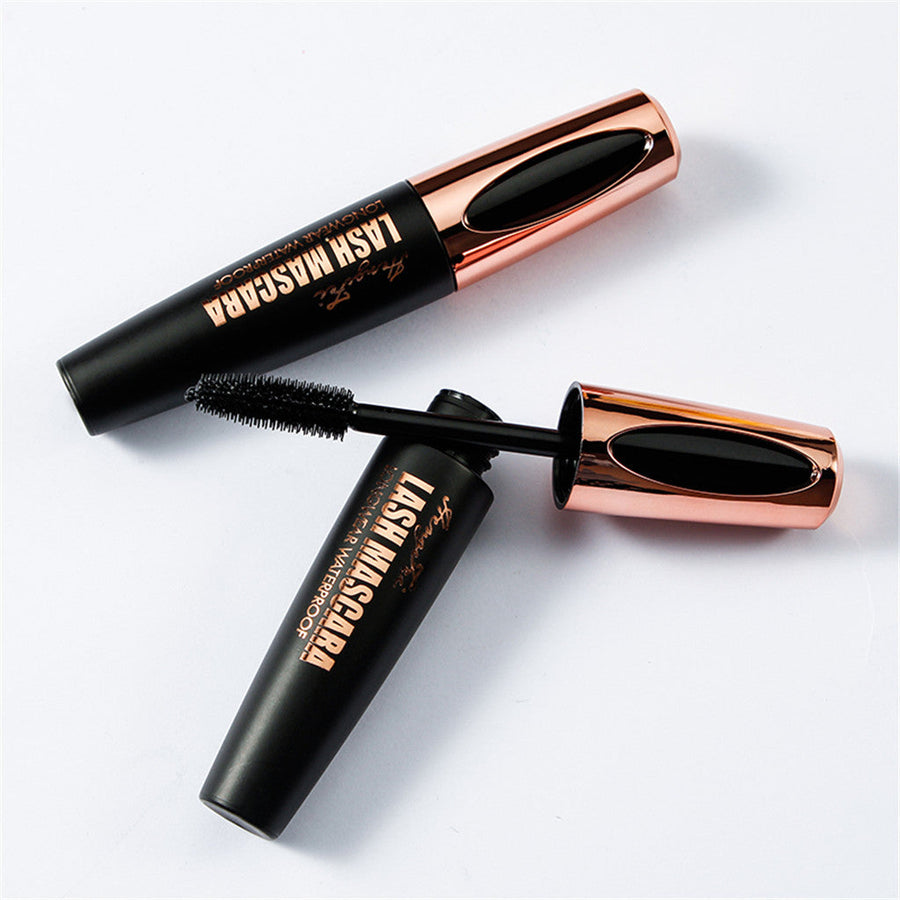 Waterproof Fiber Mascara for Longer, Curled Black Lashes