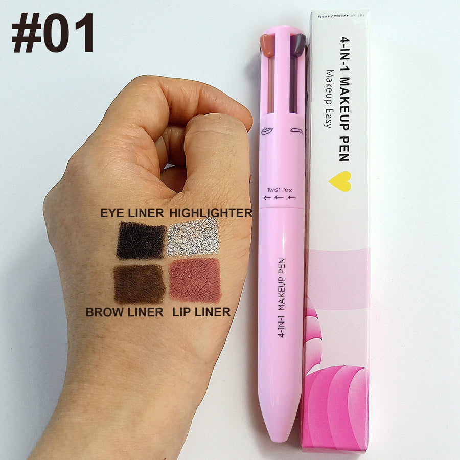 4-in-1 Makeup Pen for Brows, Eyes, Lips & Highlight