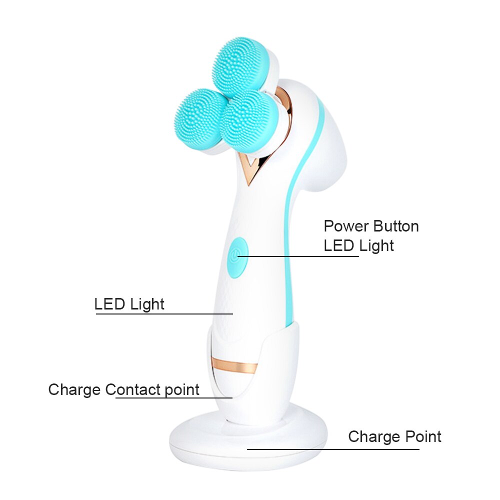 Sonic Facial Cleansing Brush — Deep Pore Cleansing & Acne