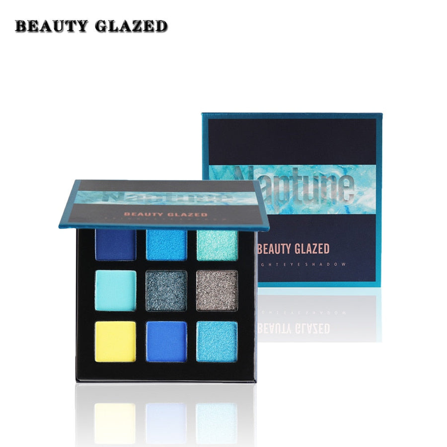 9-Color Eyeshadow Palette for Vivid, Bold Eye Looks