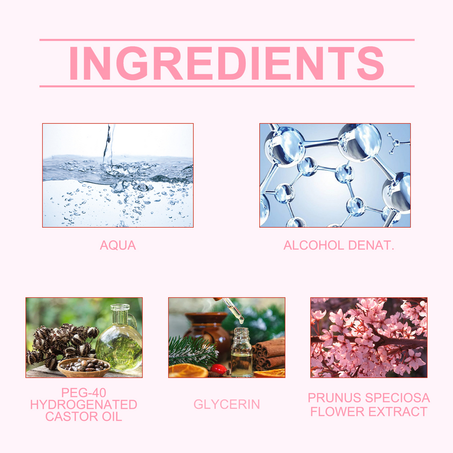 Cherry Blossom Body Mist for Fresh Everyday Fragrance