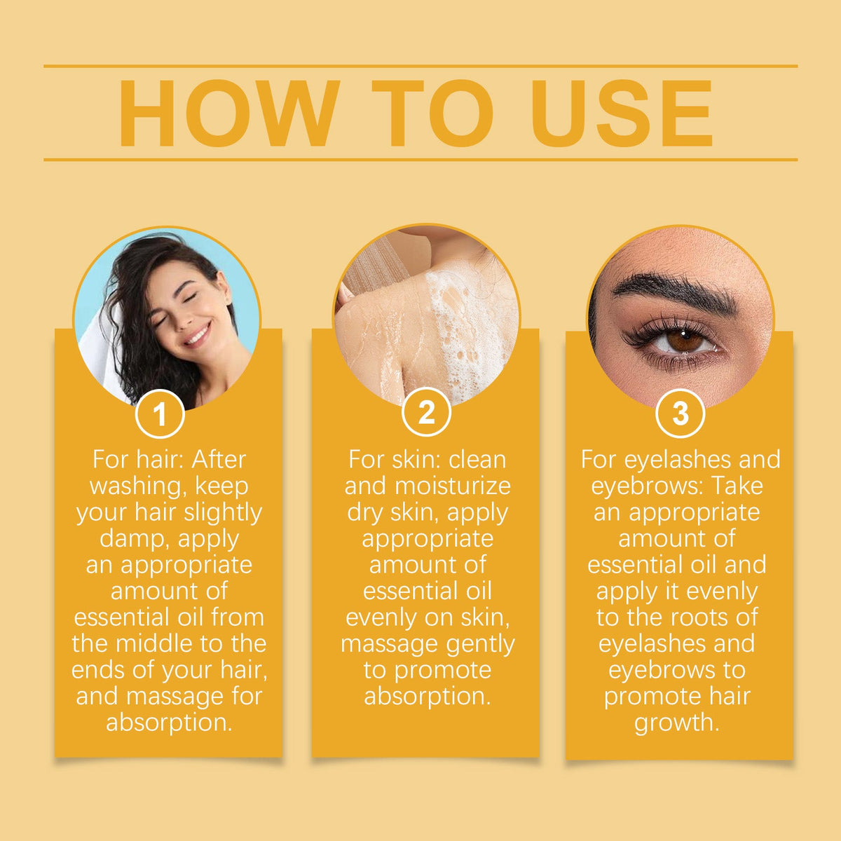 Organic Castor Oil for Hair Growth, Skin & Eyebrows
