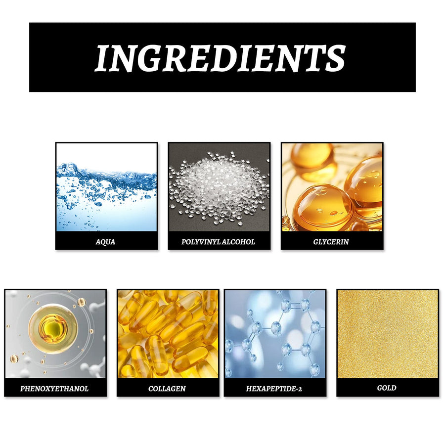 24K Gold Peel Mask - Painless Exfoliation & Collagen Glow