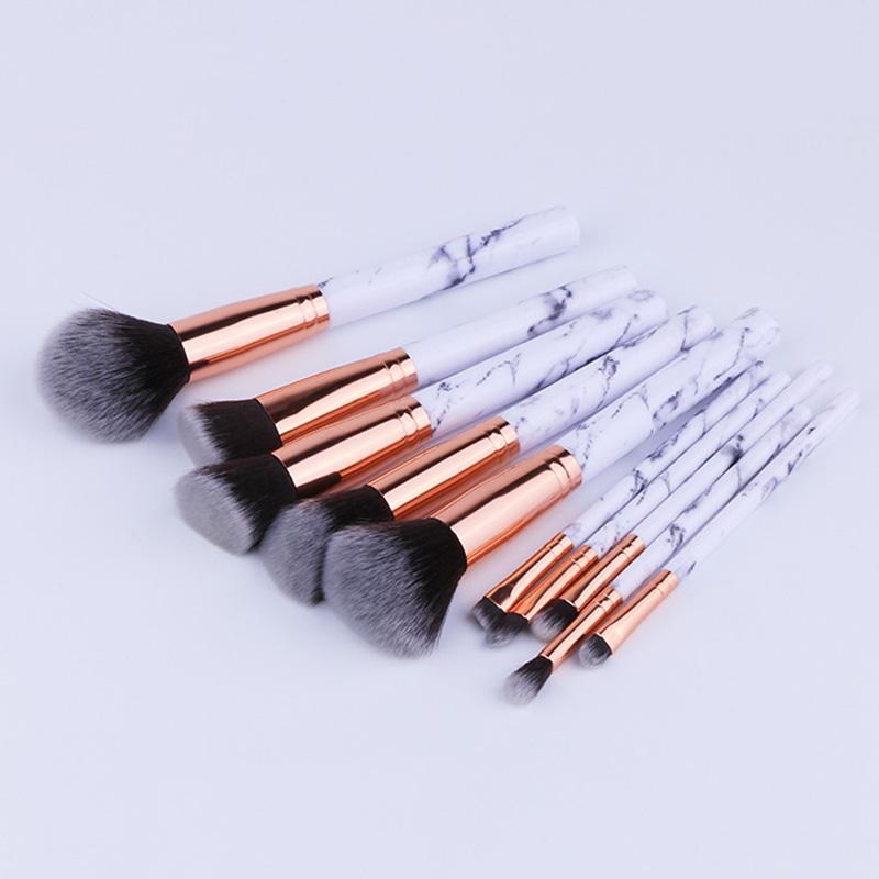 10-Piece Makeup Brush Set for Smooth, Precise Application