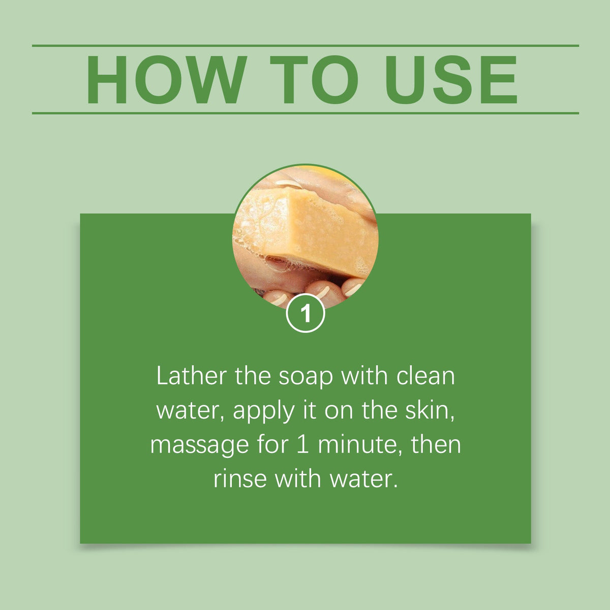 Mint Lemon Shea Butter Soap Bar for Dry, Dull Skin
