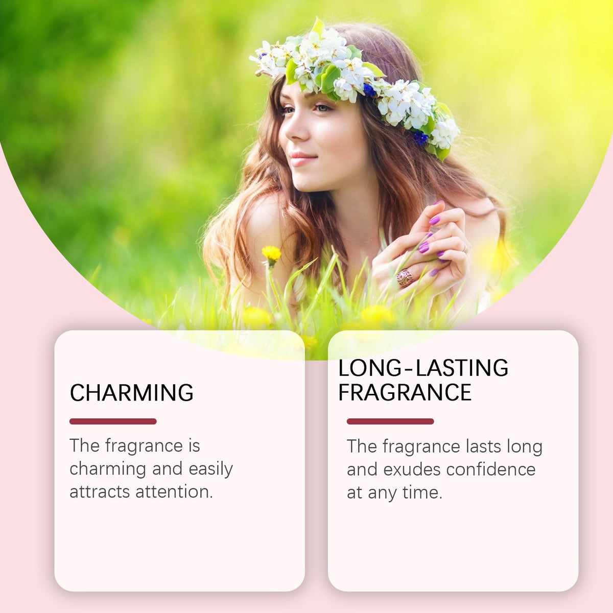 Portable Perfume 15ml for Elegant Fresh Floral Touch-Ups