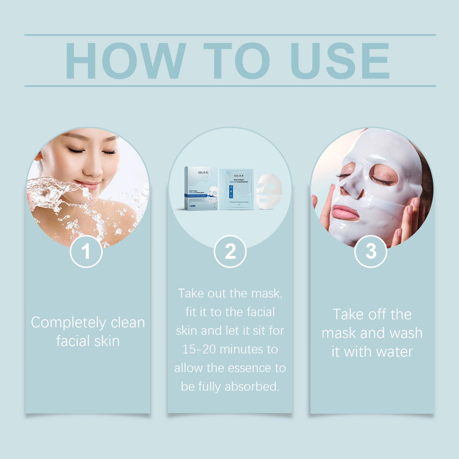 Collagen B5 Hydrating Sheet Mask Set - 4 Pack