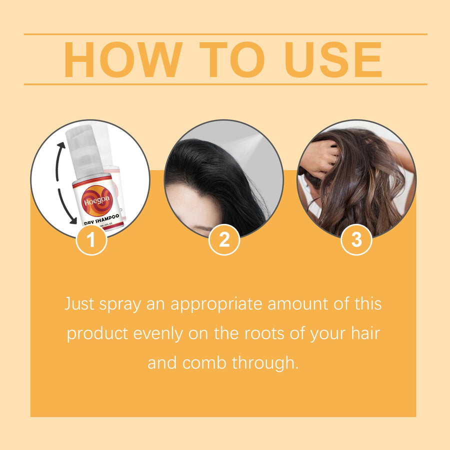 Dry Shampoo Spray for Fast, Fresh, Voluminous Hair
