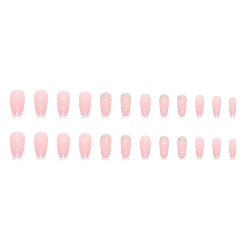 French Glitter Press-On Nails – Perfect Manicure in 10 Minutes