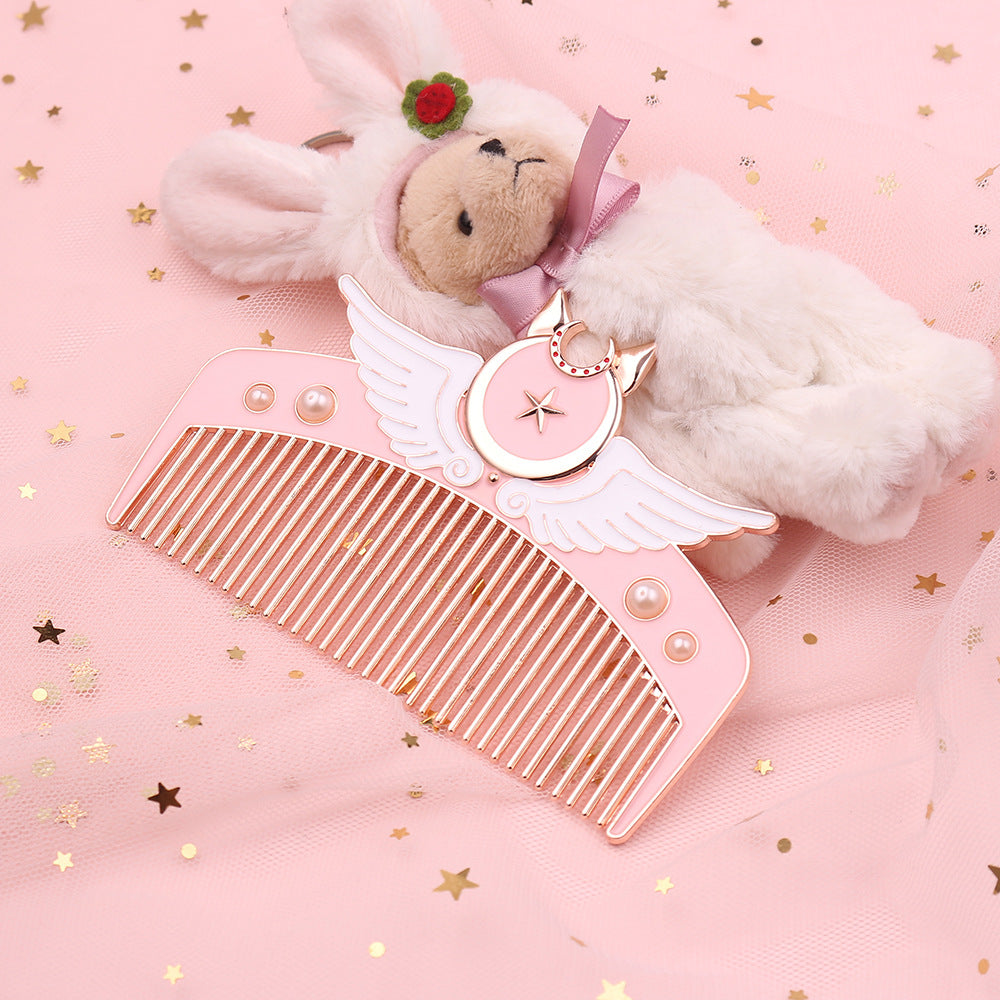 Decorative Hair Comb with Angel Wings — Cute Valentine’s