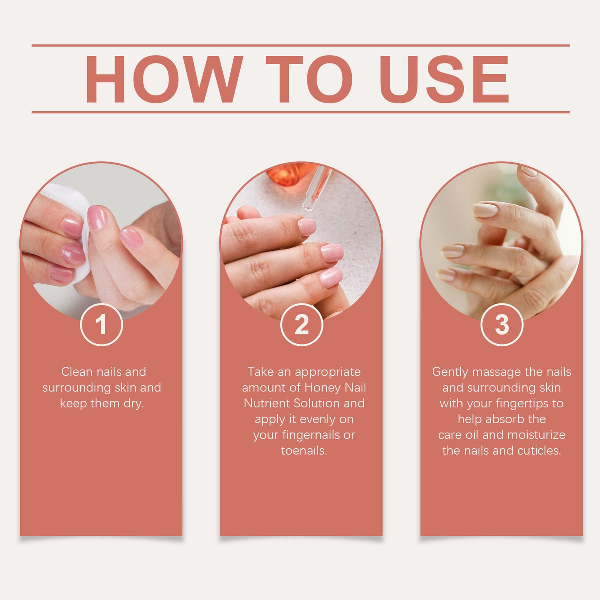Honey Nail Oil for Dry Cracked Cuticles & Weak Nails