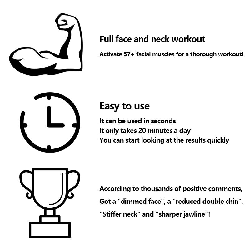 Jaw Exerciser for Men & Women — Sharper Jawline, Less