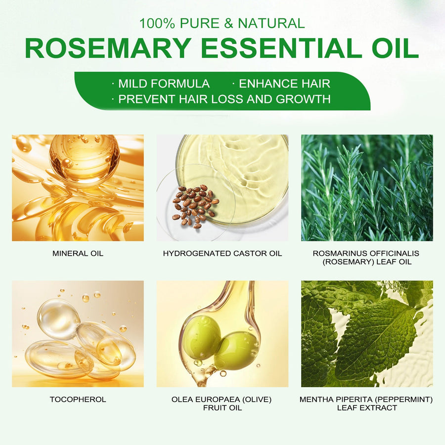 Rosemary Hair Oil For Softer, Stronger-Looking Hair