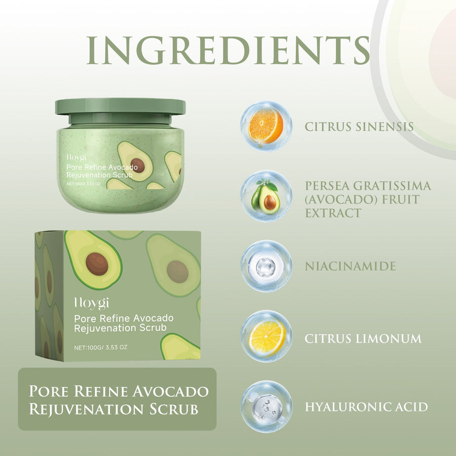 Avocado Body Scrub for Smoother, Cellulite-Refined Skin