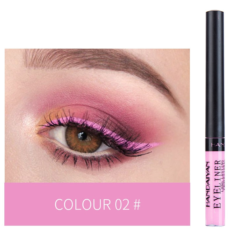 HANDAIYAN 12 Color Liquid Eyeliner Waterproof Set