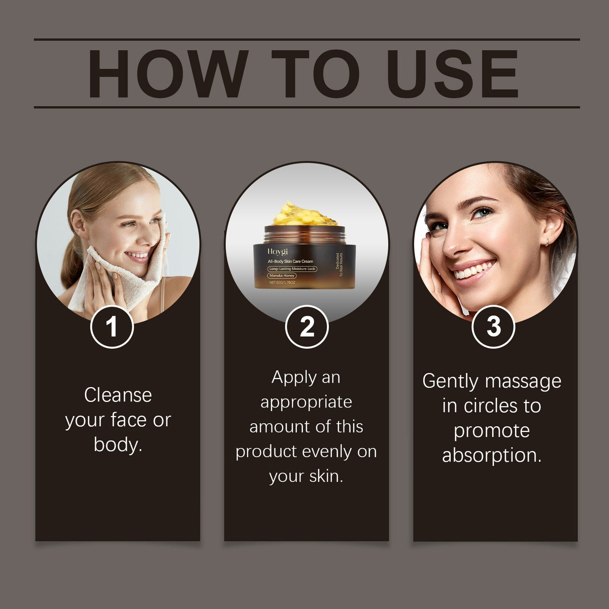 Manuka Honey Firming Cream for Face & Body Skin