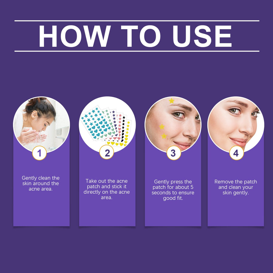 Color Acne Patches for Playful Day & Night Coverage