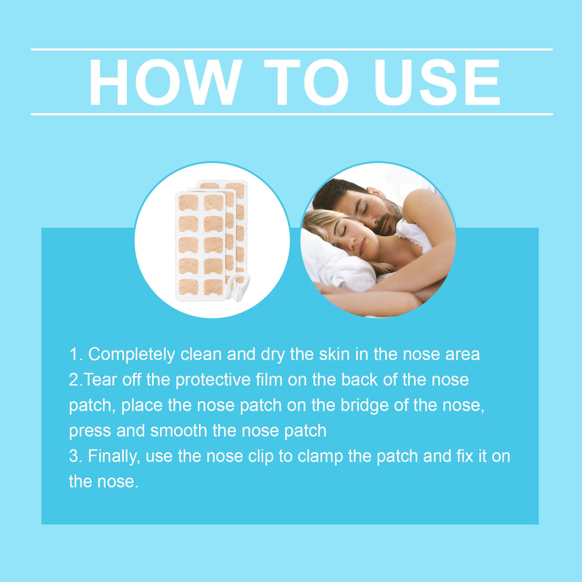 Ximonth Nasal Strips - Anti-Snoring Sleep Aid Set