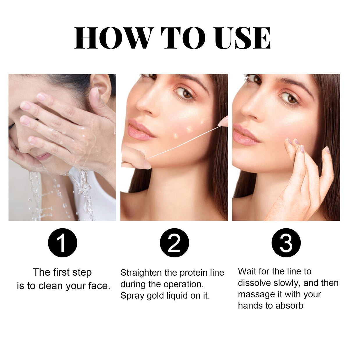 Protein Line Lift Ampoules for Firmer Jawline & Eyes