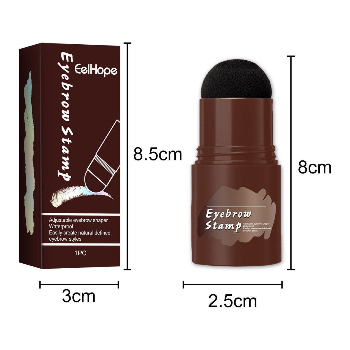 Eyebrow Stamp Kit for Fast, Natural-Looking Brow Shape