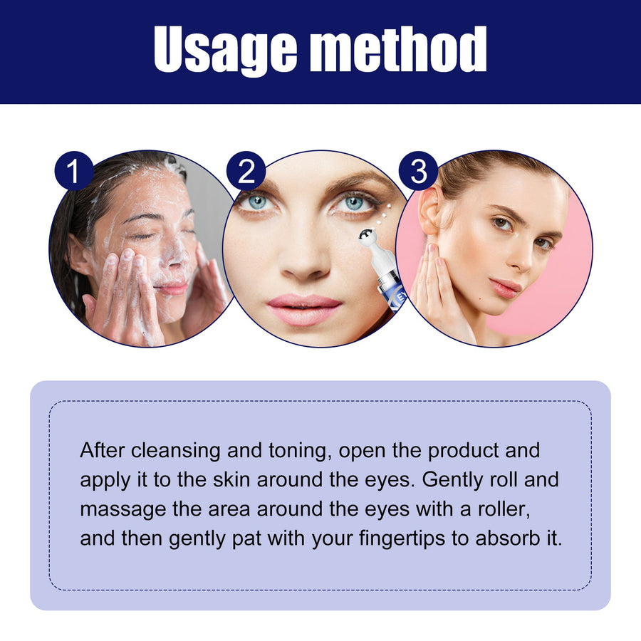 Eye Care Roller for Dark Circles and Tired-Looking Eyes