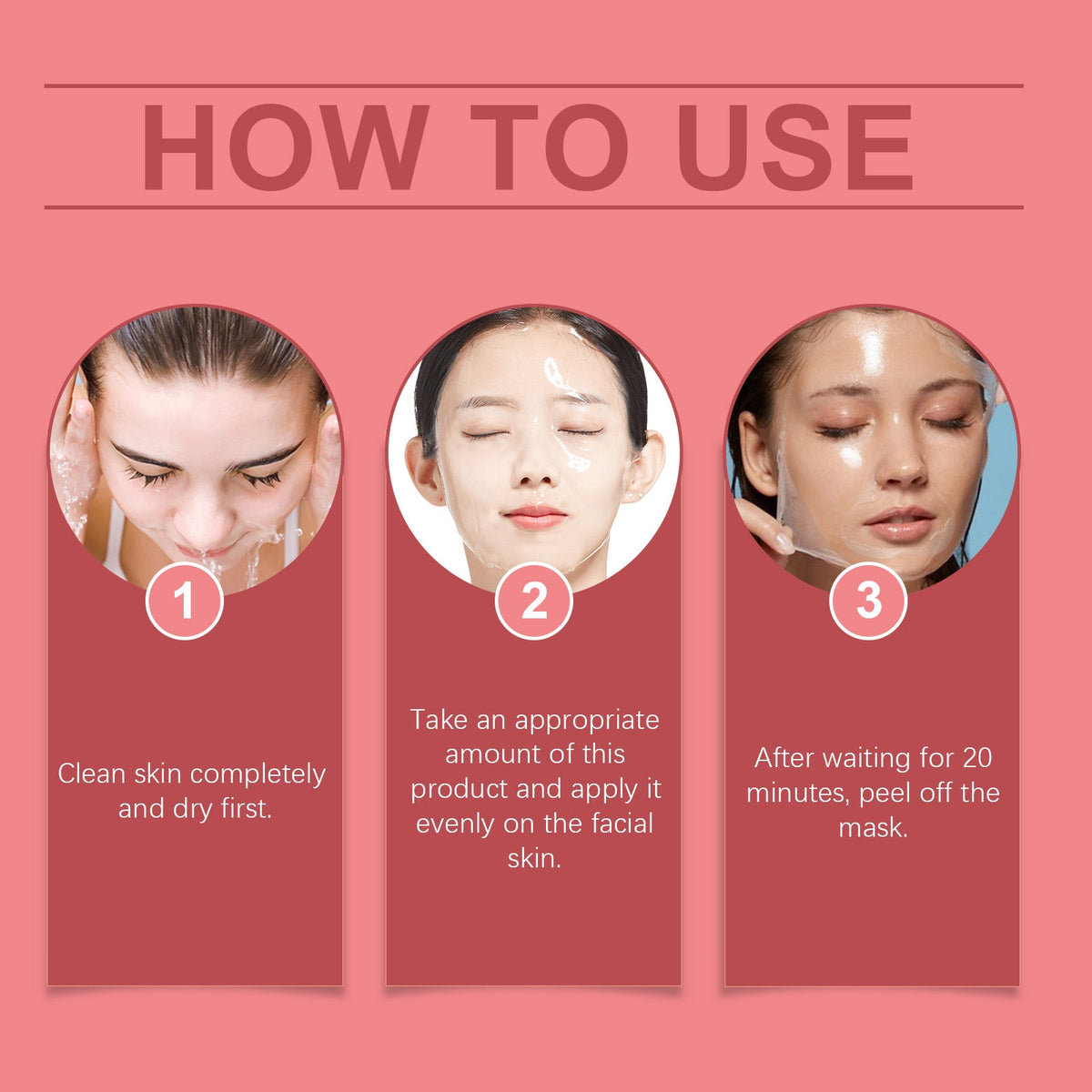 Red Lactose Collagen Mask — Instant Lifting, Firming