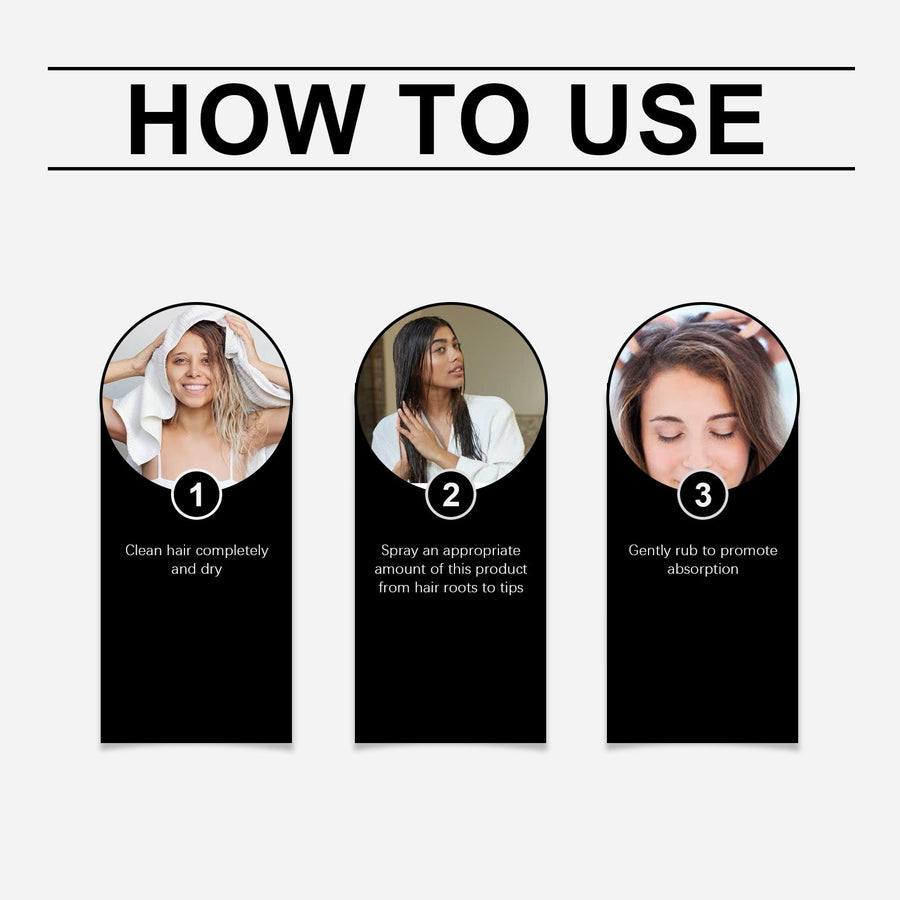 Leave-In Hair Repair Spray for Smooth, Glossy Strands