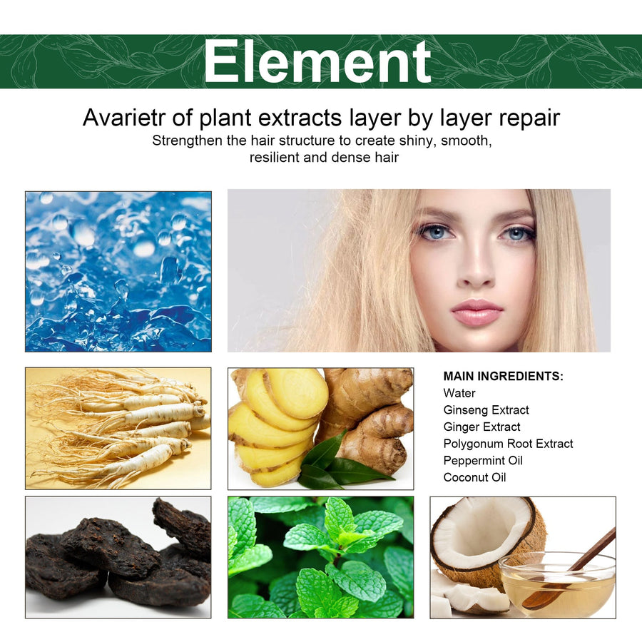 Dense Hair Essential Oil — Strengthen & Restore Thinning Strands