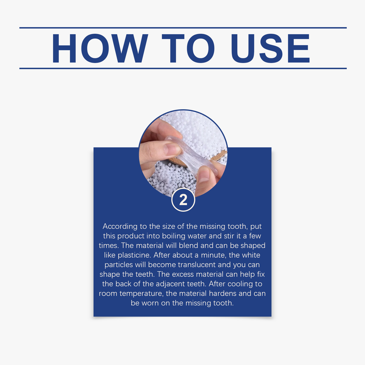 Moldable Teeth Filling — Instant Gap Coverage & Natural Look