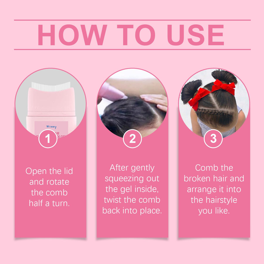 Children's Hair Styling Stick for Smooth Flyaways