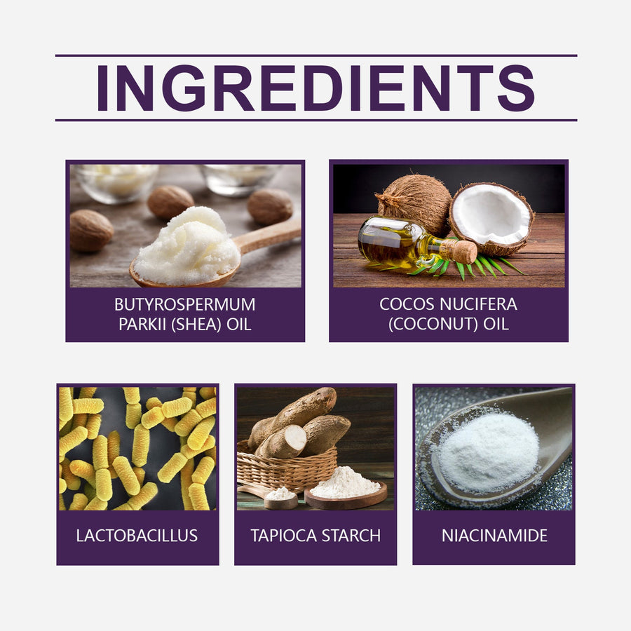 Aluminum-Free Underarm Cream With Probiotics & Shea Butter