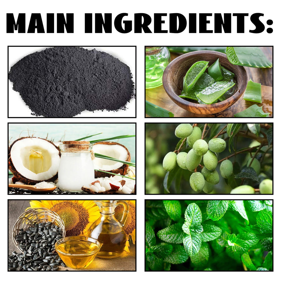 Charcoal Brightening Soap for Acne & Oily Skin Men