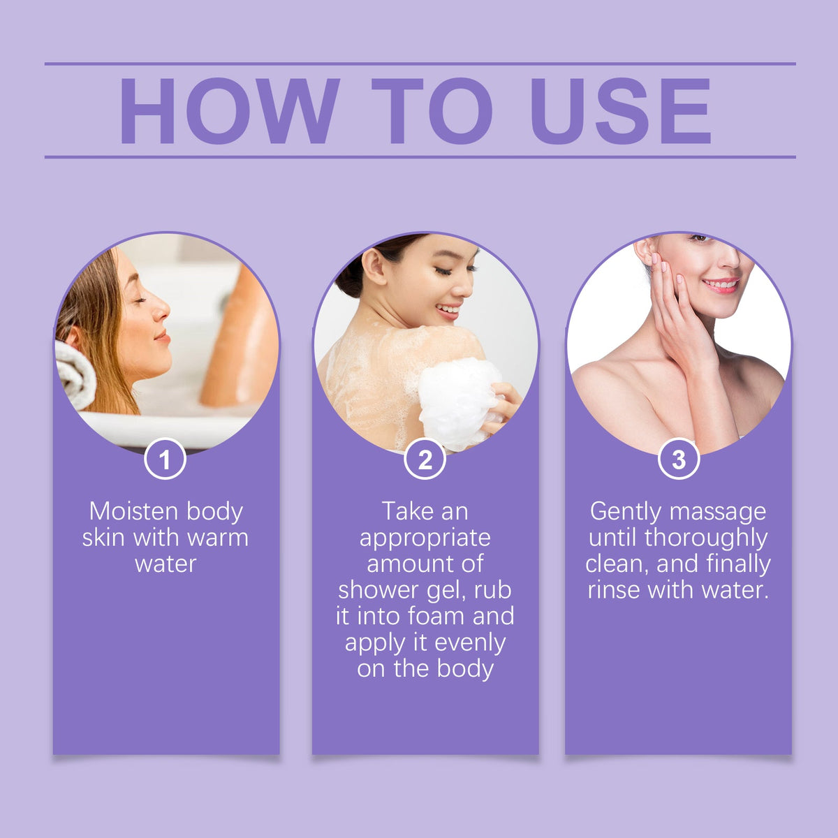 Lavender Shower Gel – Gentle Cleansing & Silky Soft Skin