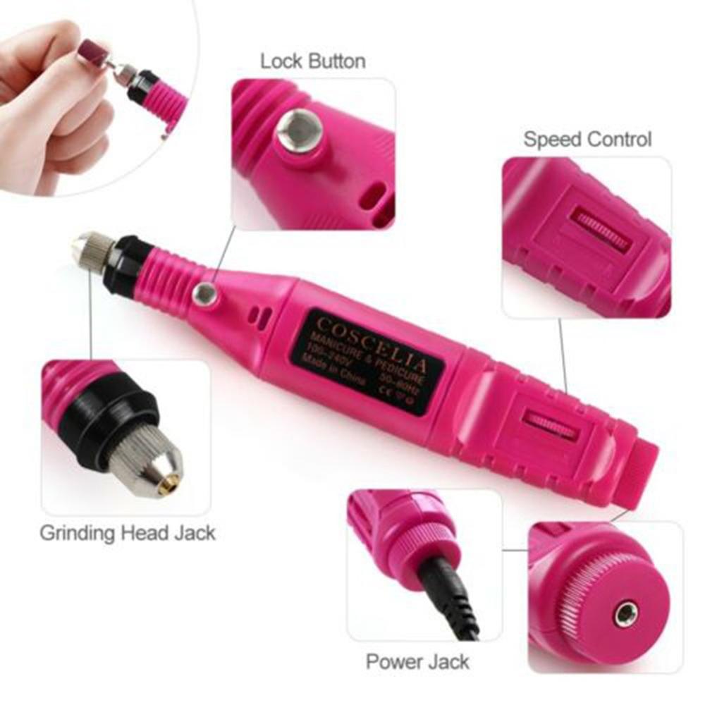 Electric Nail Drill Kit — Fast Gel Removal & Shaping