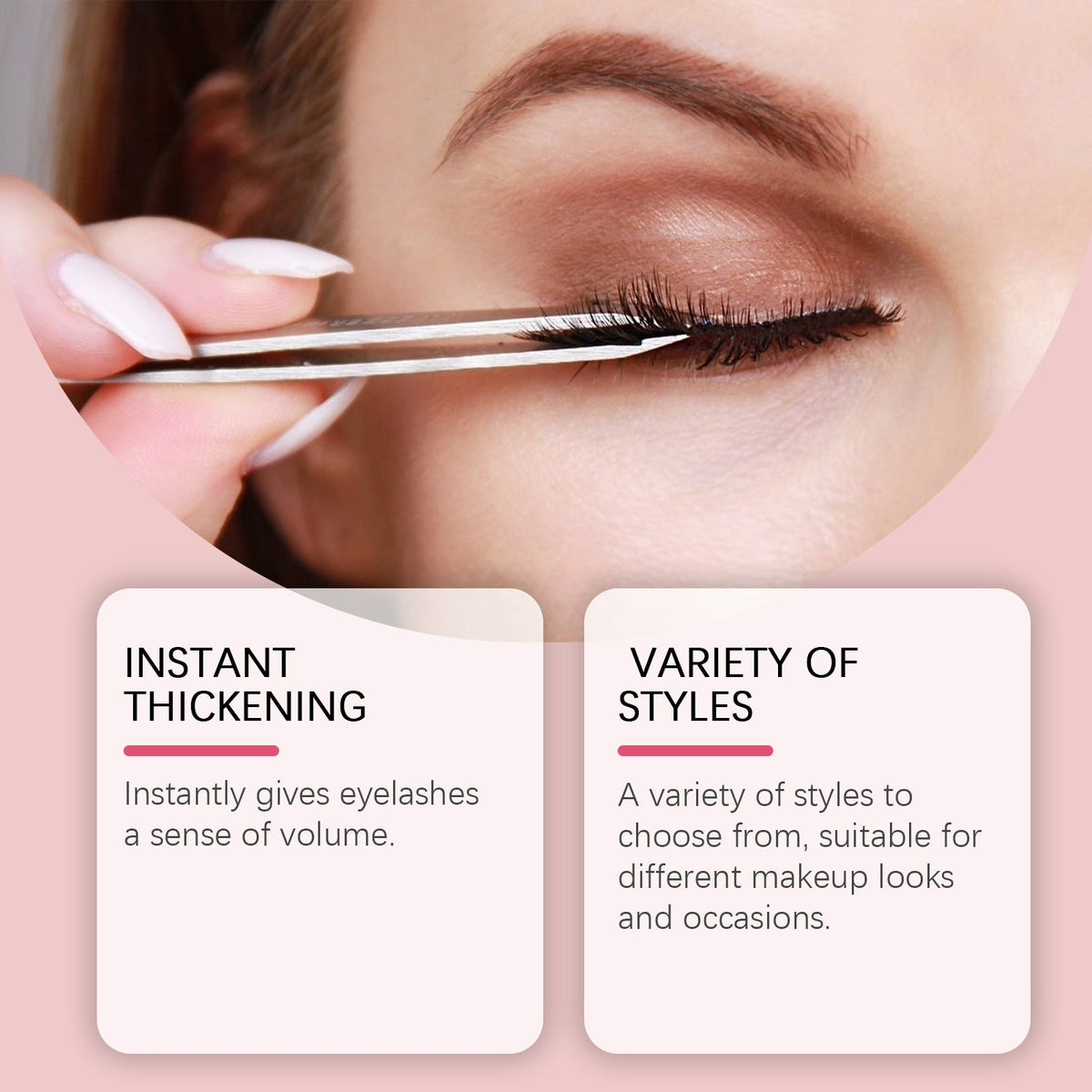 Self-Adhesive Eyelashes for Easy, Glue-Free Eye Glam